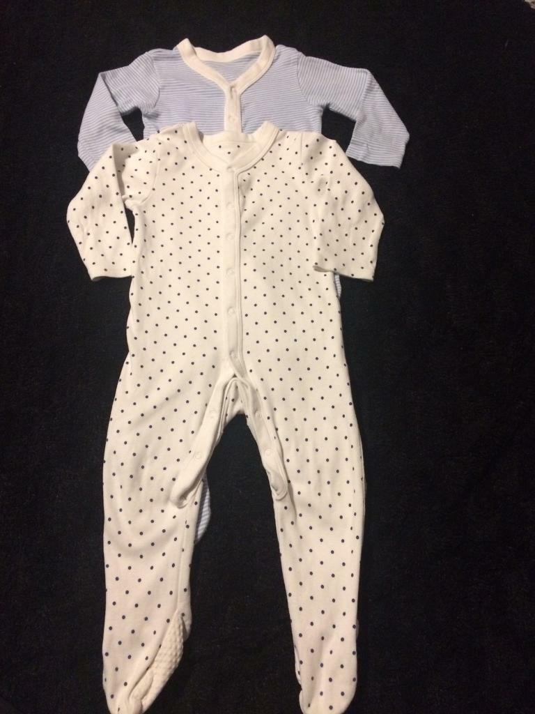marks and spencer baby girl sleepsuits
